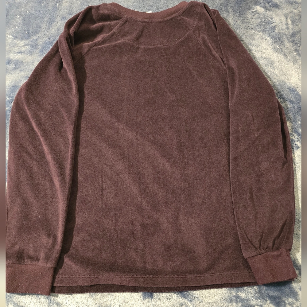 Secret Treasures Women's Medium Purple Velour Pajamas - Picture 7 of 8